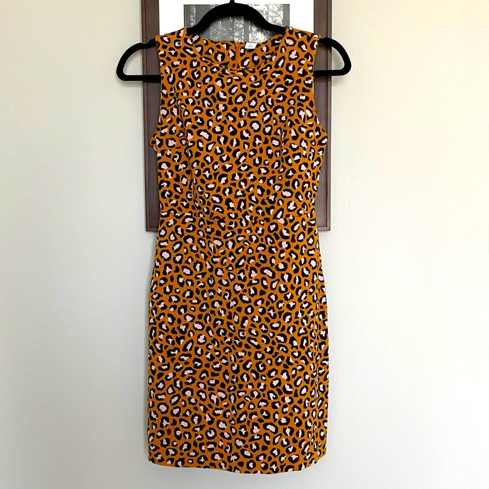 Cheetah Print Sheath Dress